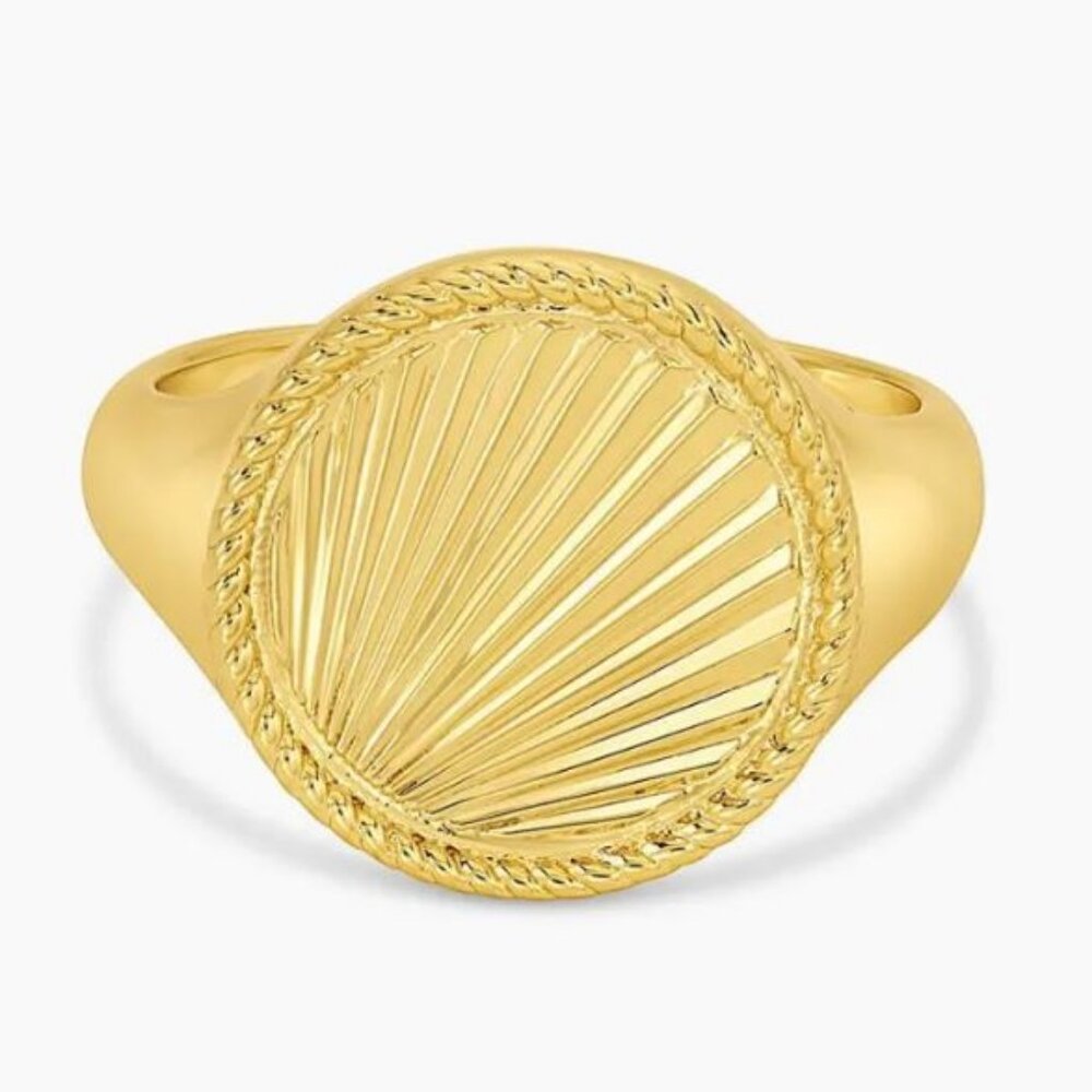 Gorjana Gold Sunny Signet Ring